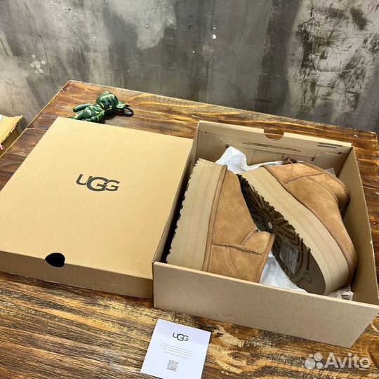 Угги Ugg Classic Ultra Mini Platform Chestnut