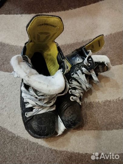 Хоккейные коньки bauer 3s pro детские