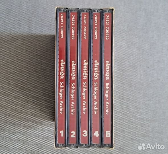 Бокс из 5 CD Amiga ГДР