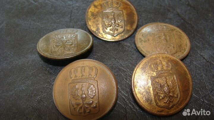 Пруссия, Германия, пуговицы 1-я Мировая Война