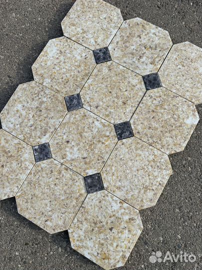 Плитка тротуарная бархан с кубиками