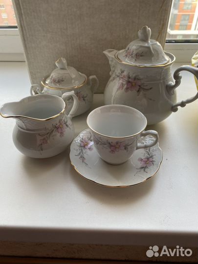 Чайный сервиз thun Чехия фарфор