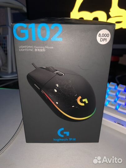 Игровая мышь logitech g102