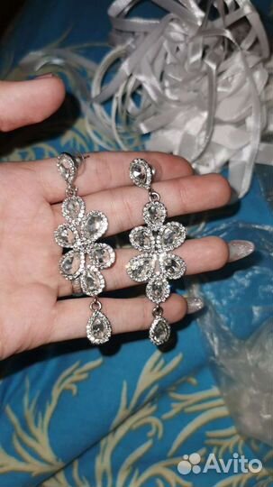 Свадебные серьги