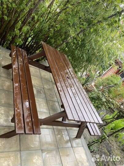 Садовый стол и стулья бу
