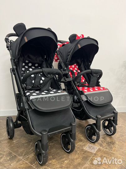 Прогулочная коляска для двойни/погодок Babalo 2024