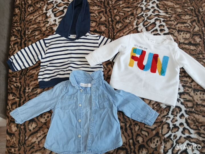 Вещи пакетом для мальчика, размер 74