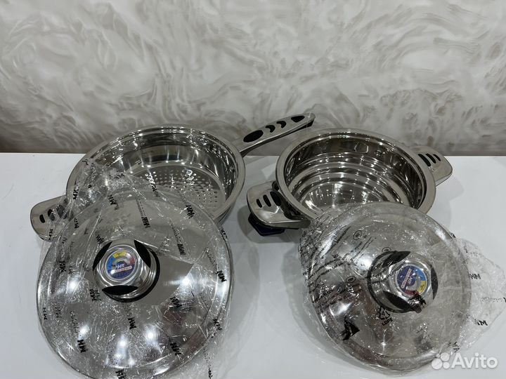 Набор кастрюль из нержавеющей стали