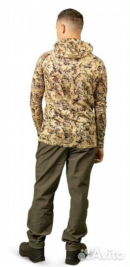 Лонгслив с капюшоном pride Ocelot (Оцелот)(камыш)