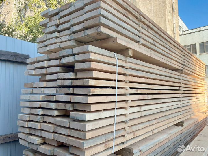 Доска обрезная 50х150х6000мм с доставкой