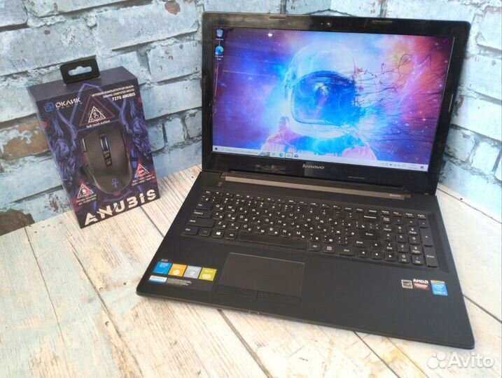 Мощный Lenovo на i3/ 2 видеокарты/ RAM 8/ SSD