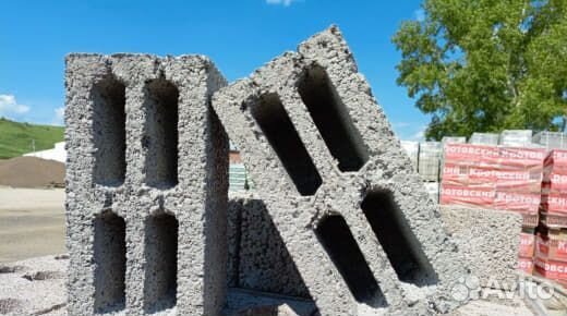 Керамзитобетонный блок от 1 шт