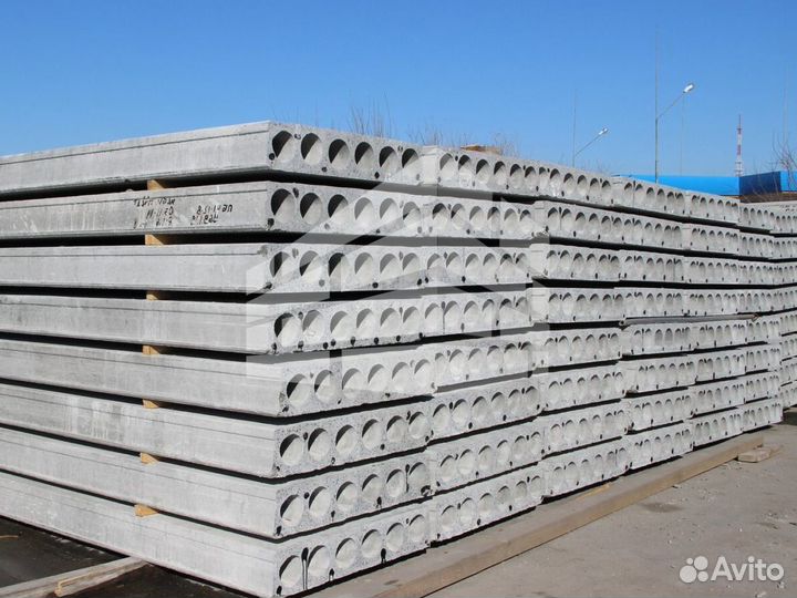 Плиты перекрытия пустотные пб 54-6-6 жби на заказ