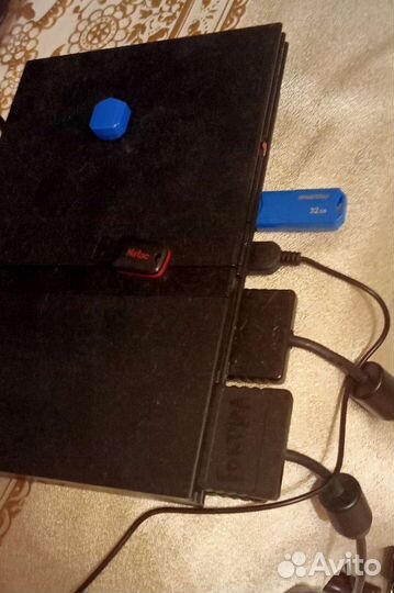 Игровая приставка Sony PlayStation 2 Slim, черный