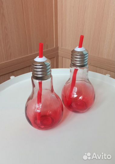 Стаканы в виде лампочек