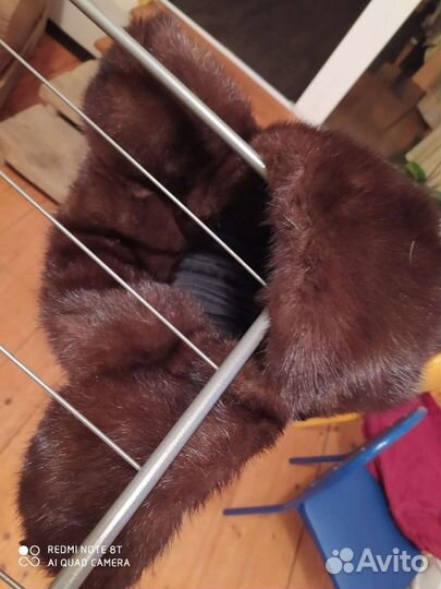 Норковая шапка мужская ушанка