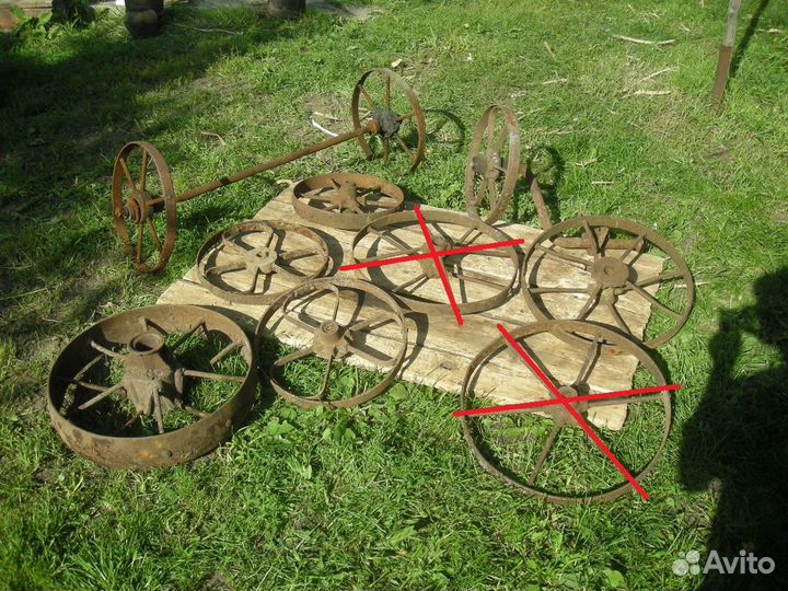 Колесо от тачки тачанки телеги железные самовывоз