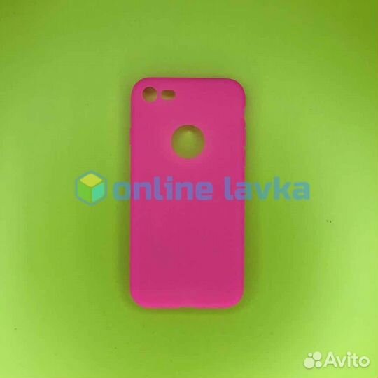 Чехол силикон для iPhone 7, 8 Pink