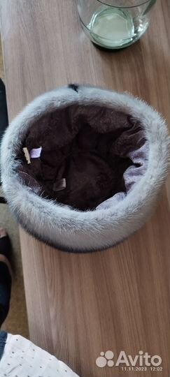 Шапка норковая женская