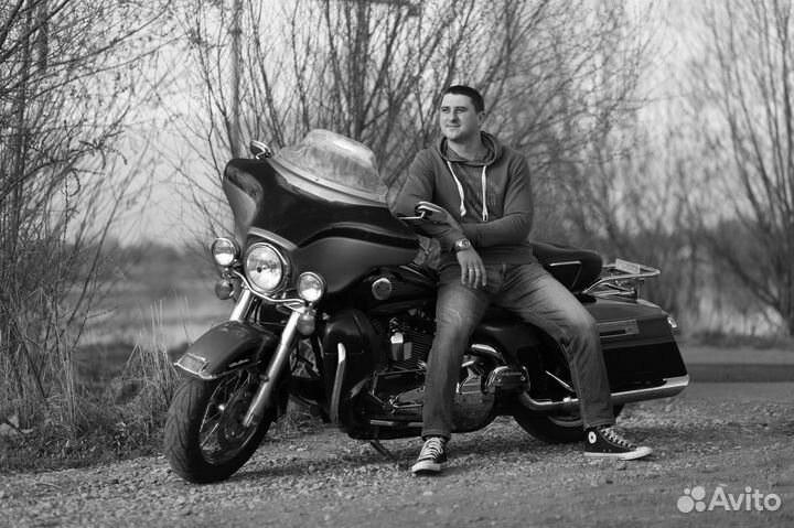 Фотосессия на мотоцикле