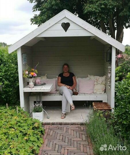 Беседка домик