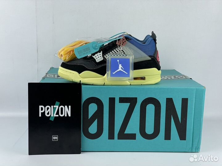 Nike Air Jordan 4 retro Union Off noir