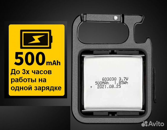 Фонарик светодиодный аккумуляторный