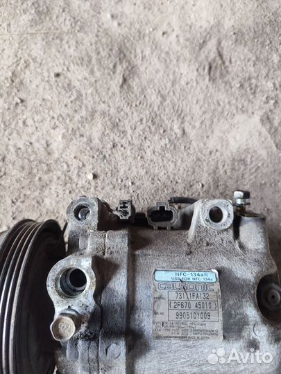 Компрессор кондиционера Subaru forester EJ20