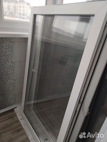 Окно пластиковое пвх бу с рамой