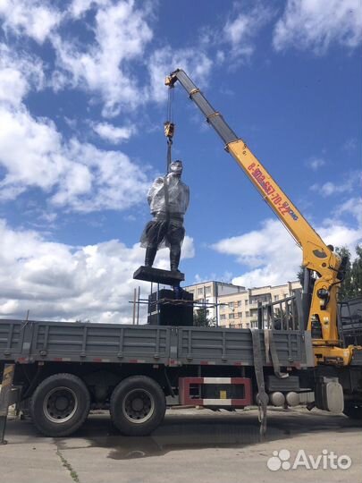 Аренда и услуги манипулятора, стрела 12 т, 17 м, борт 18 т, 8 м