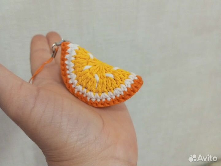 Брелок на сумку фруктовые дольки