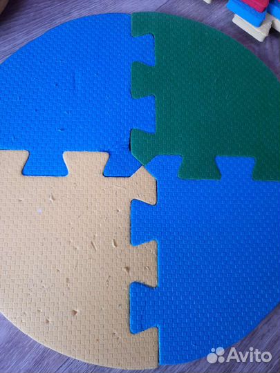 Тёплый коврик пазл для малышей