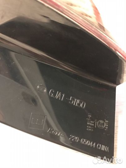 Фонарь Mazda 6 gj