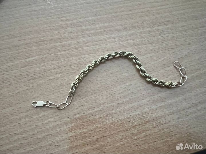 Мужской золотой браслет 585 пробы