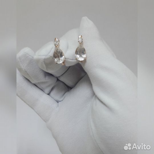 Е.О. Серьги с камнями, золото 585 id 57291/55330