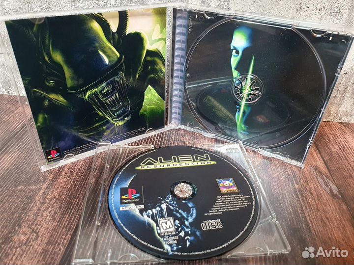 Игры ps1 Alien Resurrection ps2 Playstation пс1