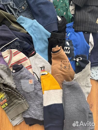 Большой пакет вещей на мальчика 110 116