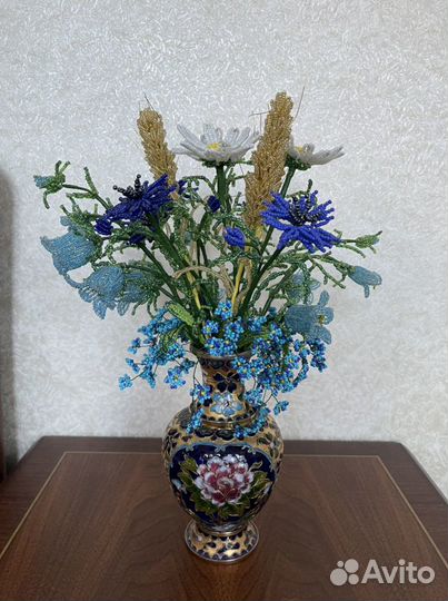 Цветы из бисера