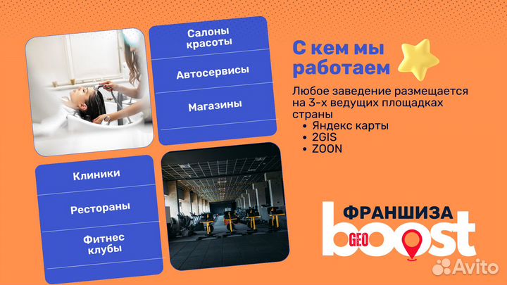 Франшиза GeoBoost - продвижение на геосервисах