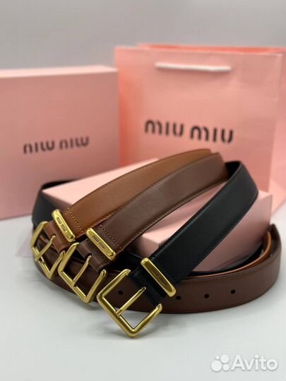 Ремень женский miu miu