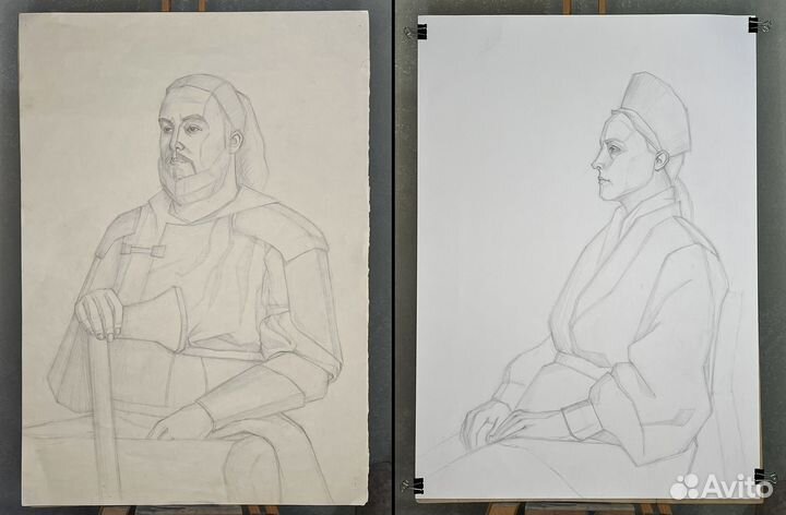 Академический рисунок портрет