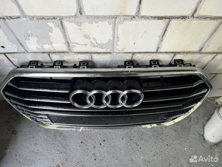Решетка радиатора audi A6 C7 рестайлинг