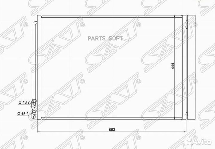 Радиатор кондиционера Бмв 5-Серии F10/F11 10