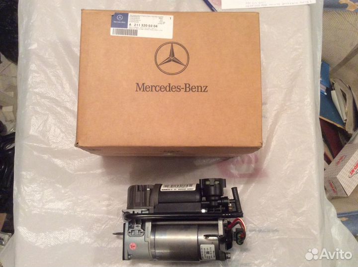 Компресор пневмоподвески мерседес E-211 S-220 новы