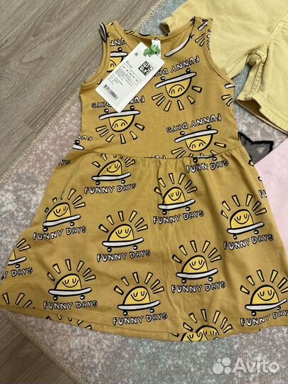 Пакет летних вещей на девочку 104 zara sela