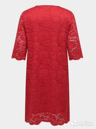 Платье Only Carmakoma 52 54 вискоза кружево Дания