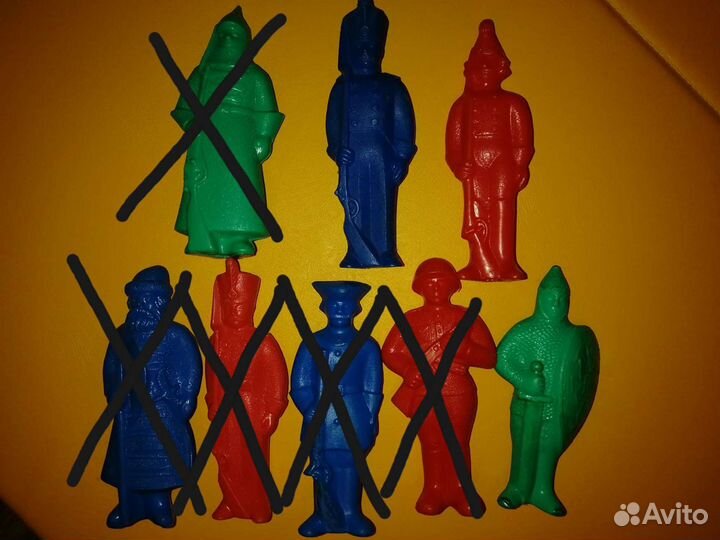 Игрушки СССР солдатики
