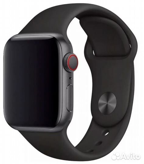 Ремешок на часы Apple watch черный