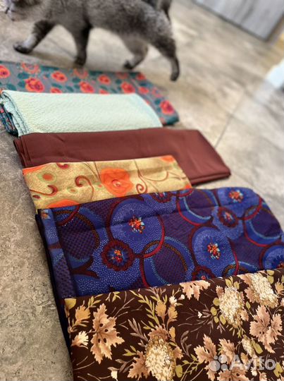 Отрезы тканей СССР, разные. Винтаж