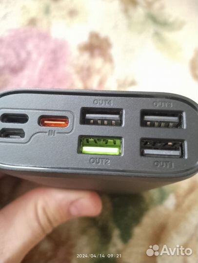 Powerbank Повербанк Borofone 40000ma черный